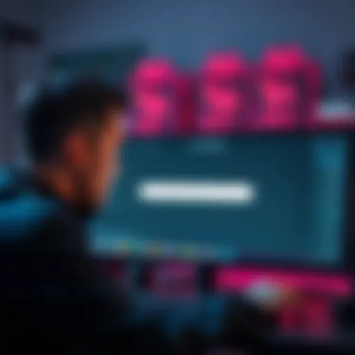 A frustrated person staring at a computer screen showing a zero balance, symbolizing loss in cryptocurrency mining after years of effort.