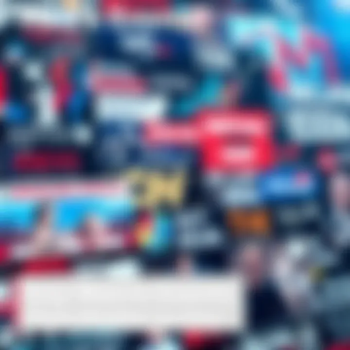 A collage of news headlines related to economic and political events for the week.