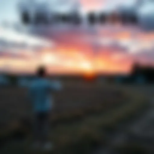 A man examining a plot of land for sale, considering a loan for purchase while investing in cryptocurrency weekly.