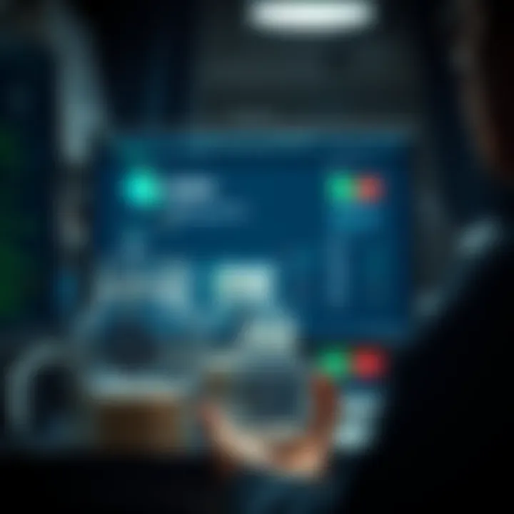 Managing Dust in Kraken Accounts A person organizing digital assets on a computer screen showing a Kraken account with leftover dust balances