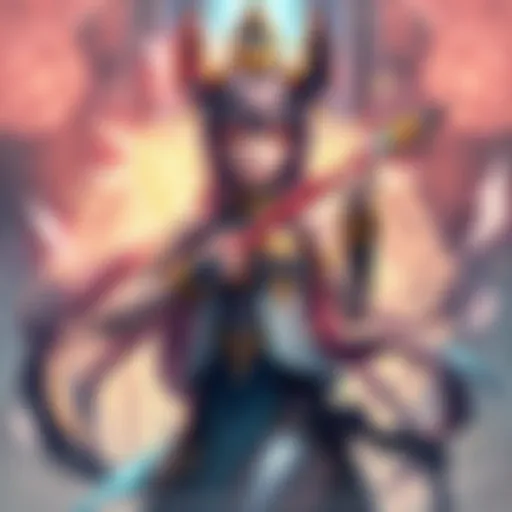 A digital illustration of Seraphine in a fantasy style, showcasing her unique ability to harness music, with elements highlighting her connection to the Manamune item.