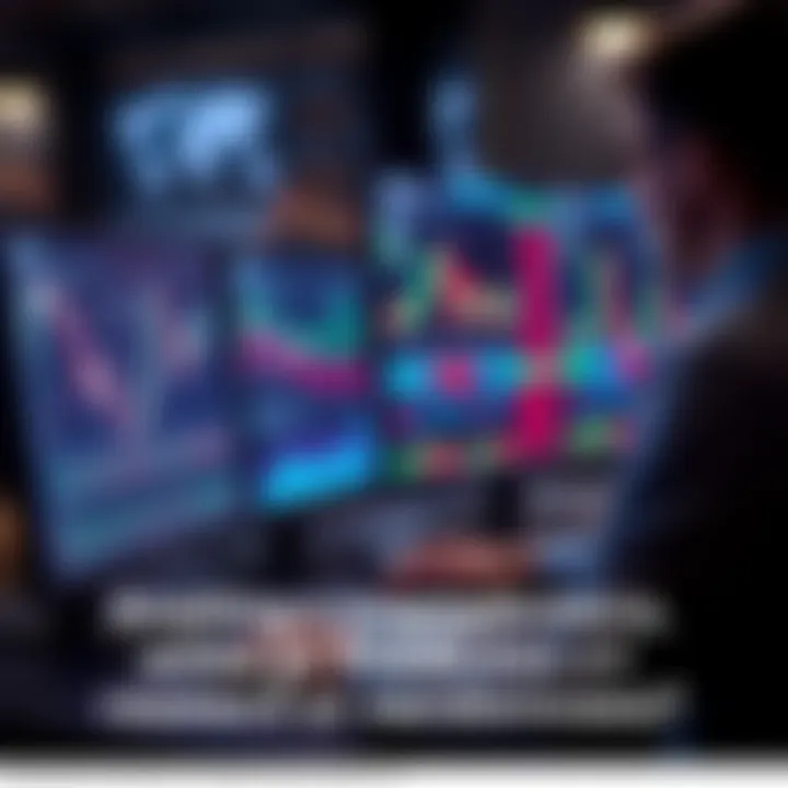 A person analyzing financial charts and graphs on a computer, representing market price predictions based on research rather than random guesses.