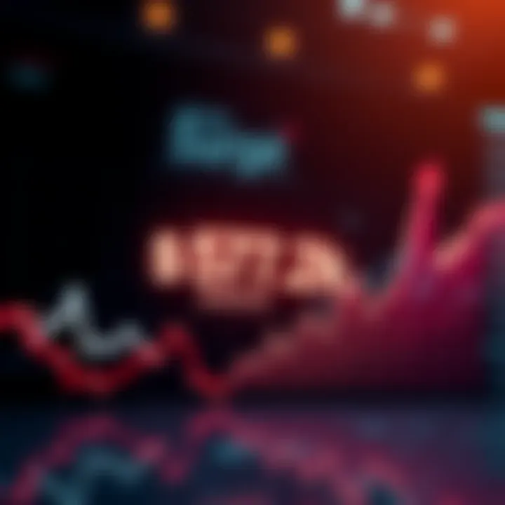 Graph showing upward trend in market prices reaching $77.2k with positive investor sentiment