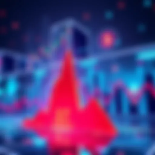 A graph showing a sharp upward trend in market values, symbolizing a recent rally or bounce.