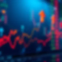Graph showing fluctuating market trends with arrows indicating ups and downs, symbolizing uncertainty in investment strategies this October.