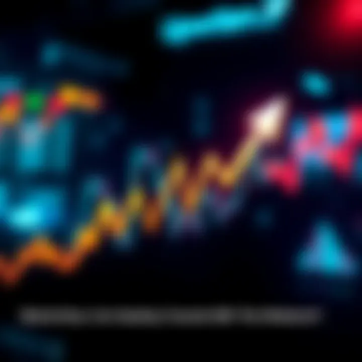 Market Uptrend A graph showing a rising market trend with an arrow pointing upwards, symbolizing potential growth towards 68K