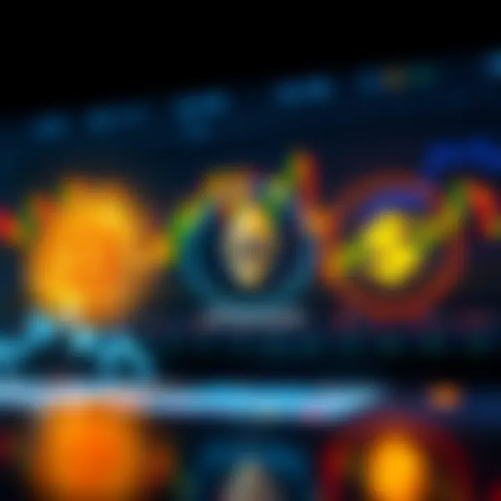 A graphic showing the market performance of Bitcoin, Ethereum, and Solana with indicators of their scores and market sentiment.