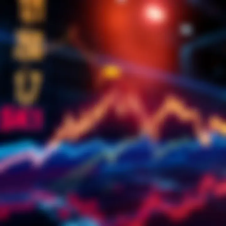 A graph showing a steep drop in cryptocurrency prices, with potential recovery signs emerging, indicating market speculation.