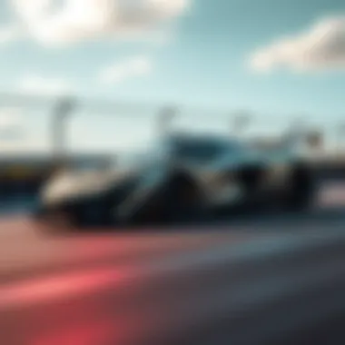 McLaren F1 GT Animation A dynamic scene showcasing the McLaren F1 GT in action with realistic tire interactions and animation effects.