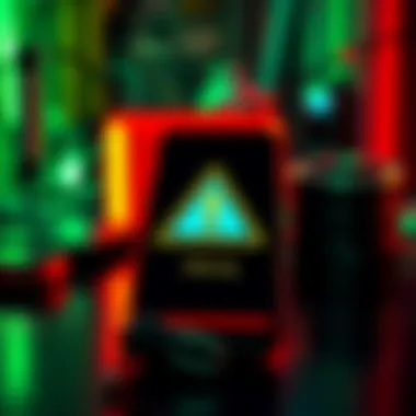 A graphic showing an Android phone with a warning sign, indicating a security flaw in MediaTek chipsets that risks crypto wallets