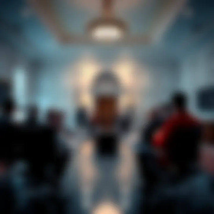 Crypto leaders discussing the CLARITY Act with White House officials in a conference room