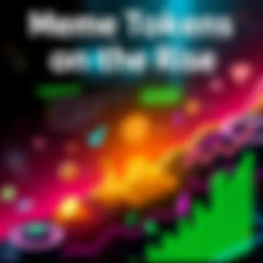 A graphic showing the surge of meme tokens in the Robinhood Chain ecosystem, featuring CASHCAT as the leader with a $210M valuation, accompanied by upward trending charts and symbols of digital curren...
