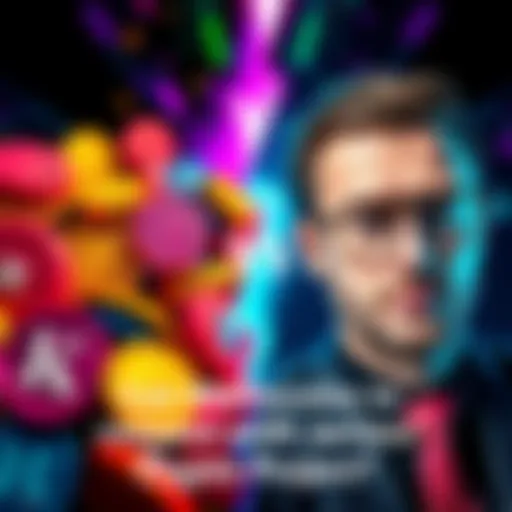 A split image showing colorful memecoins on one side and a serious, professional representation of RYO Coin on the other side, highlighting the contrast between fun and serious in the crypto market.