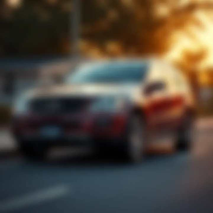 A 2008 Mercedes ML63 AMG outside with visible damage and leaking fluids, highlighting buyer's concerns