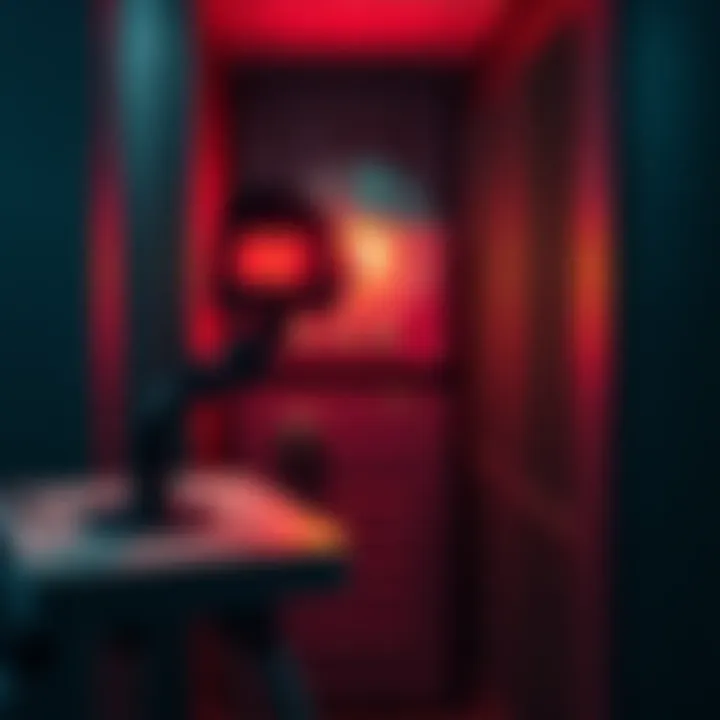 A metal detector scanning over a secured metal storage box, illustrating security measures for metal backups.