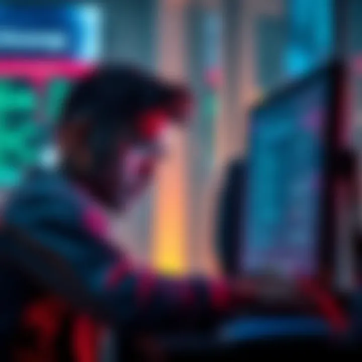 A person looking frustrated at their computer screen while trying to connect Metamask to the BTC chain on THORswap.