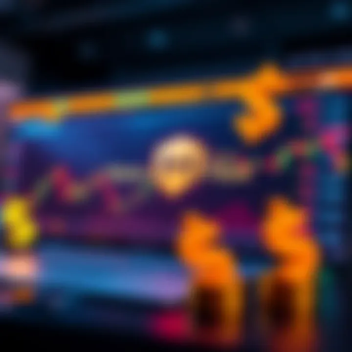 Graphic showing a trading screen with MetaMask logo and dollar signs, representing the competition for $50,000 rewards