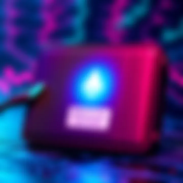 A digital wallet interface displaying an alert about lost funds, symbolizing security issues