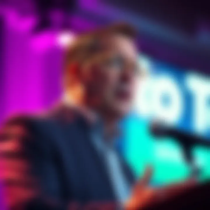 Michael Saylor passionately criticizes Illinois' 0.2% tax on cryptocurrency transactions during a public event