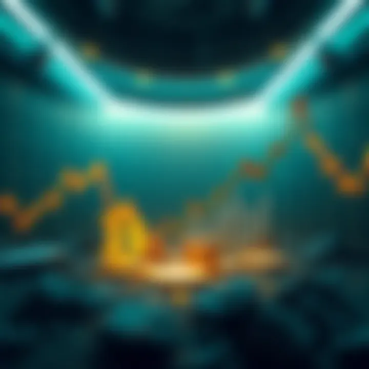 Graph showing Microstrategy's stock price drop alongside Bitcoin decline