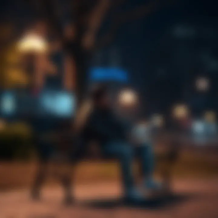 A person sitting on a park bench, looking thoughtful and reflective while observing their surroundings, emphasizing the need for awareness in life.