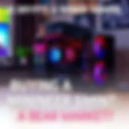 A miner machine set up in a living room, with computer components and cooling fans visible, suggesting crypto mining activities.