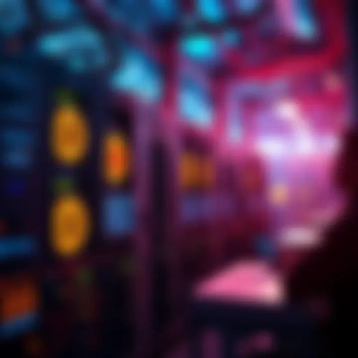 A group of Bitcoin miners working independently on their equipment, highlighting the shift from centralized mining to a decentralized approach.