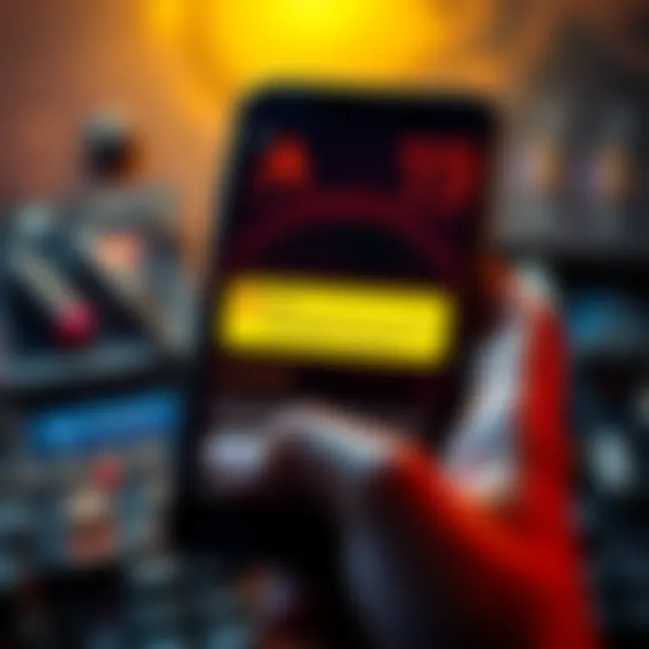 A phone screen showing an error message from a mining app that isn't updating after KYC approval.