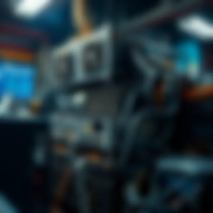 Damaged ASIC miners stacked in a disorganized manner showing signs of wear and tear