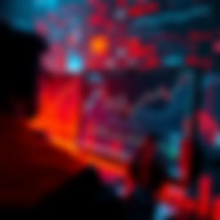 A miner analyzing ERGO coins and price trends on a computer screen