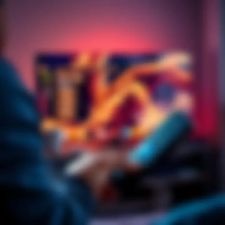 A person setting up xmrig mining software on a Fire Stick HD Gen 1 with a TV in the background.