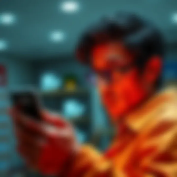 Missing Ledger Order A person looking at a missing package notification on their phone with a concerned expression.