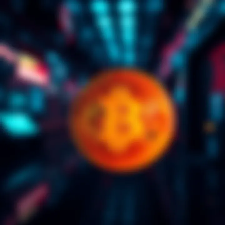 A visual alert showing a Bitcoin symbol with a question mark, indicating a missing transaction.