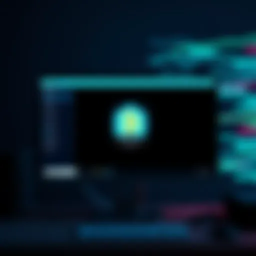 A computer screen showing an empty folder where the Bitcoin management app should be, indicating the app has disappeared.