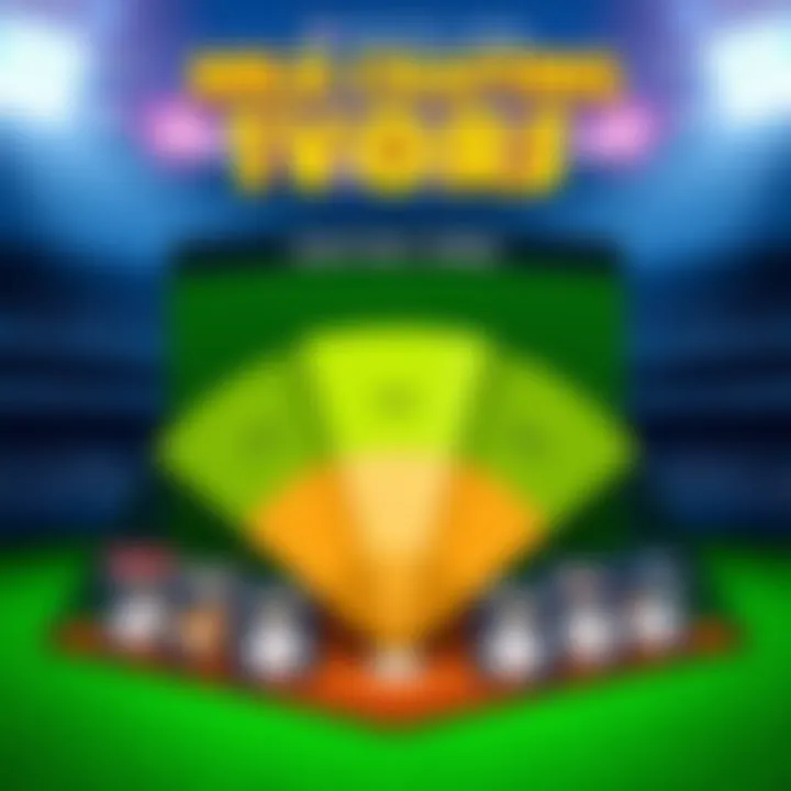 A graphic showing the MLB crafting tiers list and reward pools with baseball imagery