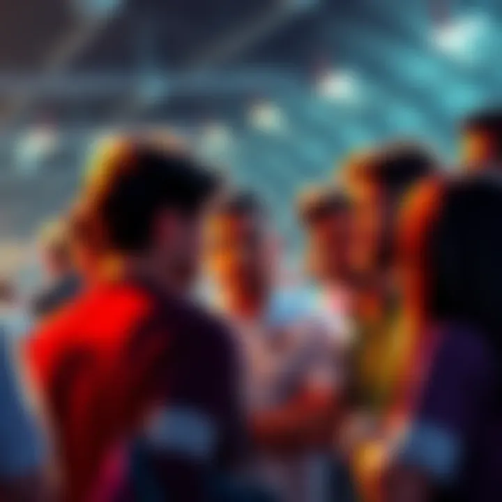 A group of people discussing their confusion about not receiving tickets after participating in MLS player auctions.