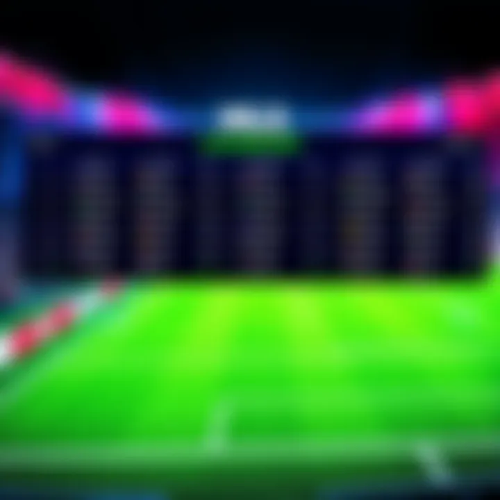 Graphic showing Major League Soccer leaderboard with player stats and rankings