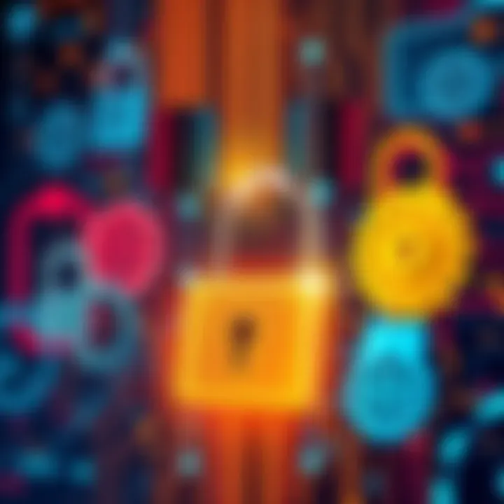 Modern Proof Techniques A digital illustration showing symbols of security and efficiency in technology, such as locks and gears, representing proof techniques in modern systems.