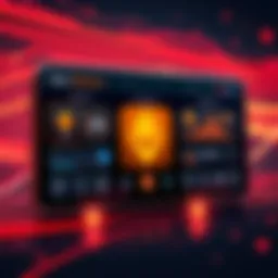 Modern Monero Wallet Concept A sleek, user-friendly design of a Monero wallet interface featuring modern graphics and easy navigation tools.