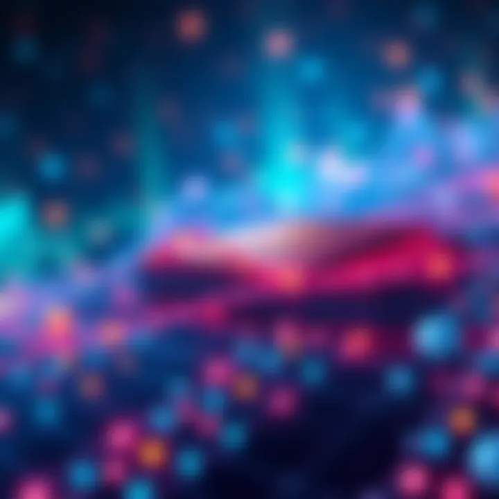 Visual representation of Monad blockchain showcasing high-speed transactions and AI features