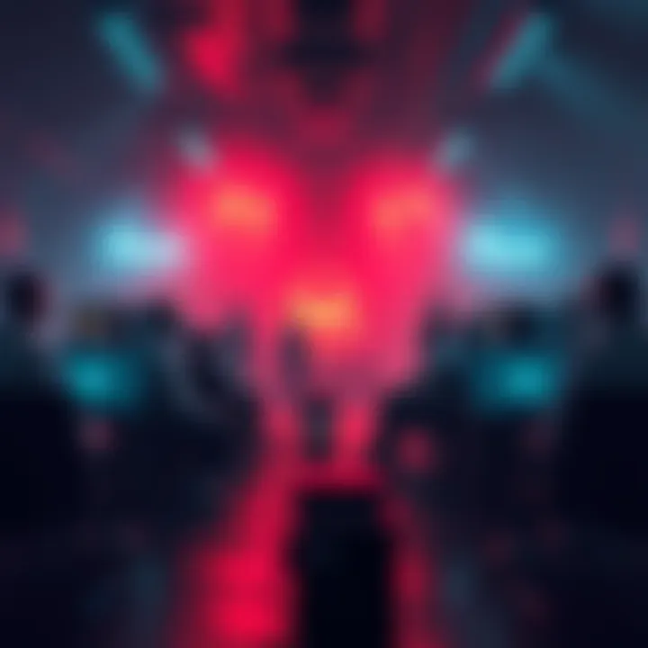 A group of people debating the benefits of ASIC resistance for Monero, with computers and mining equipment in the background.