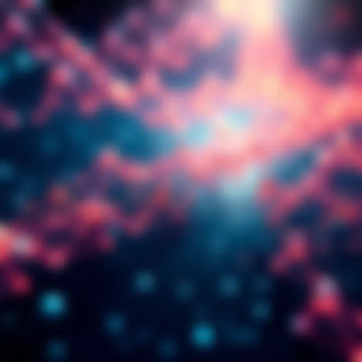 Monero Blockchain Concept Visualization of Monero blockchain using ZK-rollups, showing improved transaction flow and efficiency on Layer 2