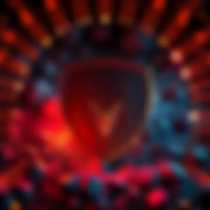 Monero logo with shield Monero logo protected by a shield symbolizing privacy