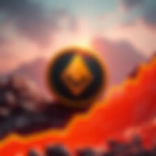 Monero logo with a graph showing upward movement, symbolizing its rise in January 2026 against traditional banking influences.