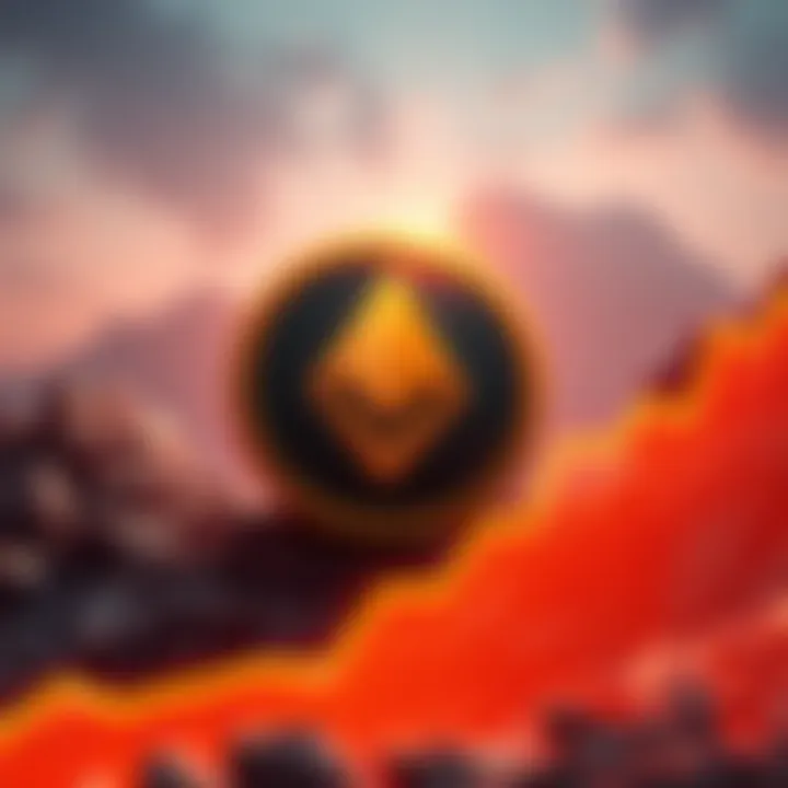 Monero logo with a graph showing upward movement, symbolizing its rise in January 2026 against traditional banking influences.