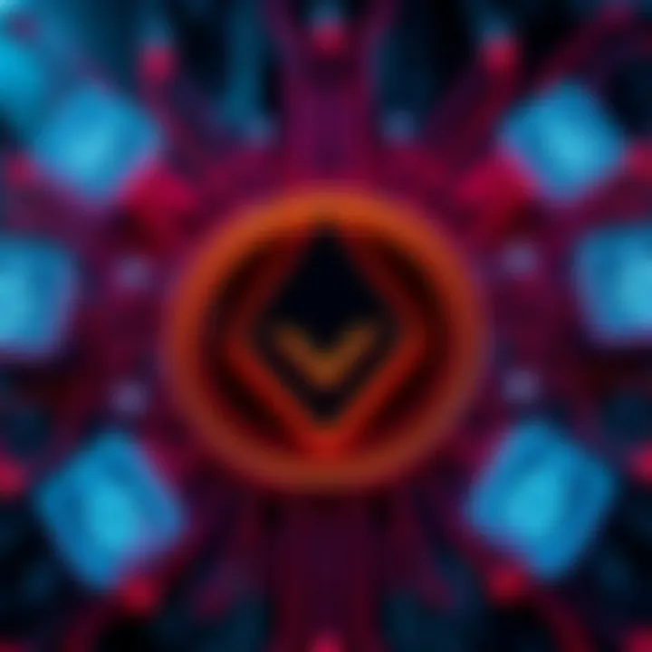 Monero logo surrounded by digital upgrade icons representing transaction anonymity enhancement