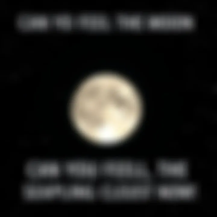 A close-up view of the full moon, looking bright and large against a dark night sky filled with stars, illustrating its closeness to Earth.