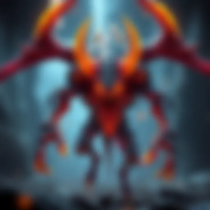 Morrei Monster Concept Art A creative design of a Morrei monster showcasing its unique features and traits.