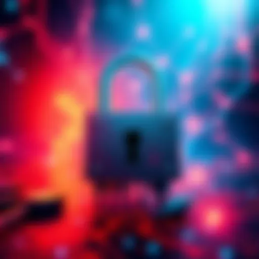 A visual representation of multisig accounts on Algorand showing linked public keys and a secure lock symbolizing fund protection at the consensus layer.