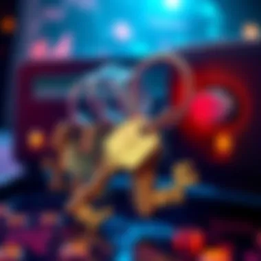 An illustration showing multiple keys representing the security of multisig wallets, highlighting how multiple keys are needed for transactions.